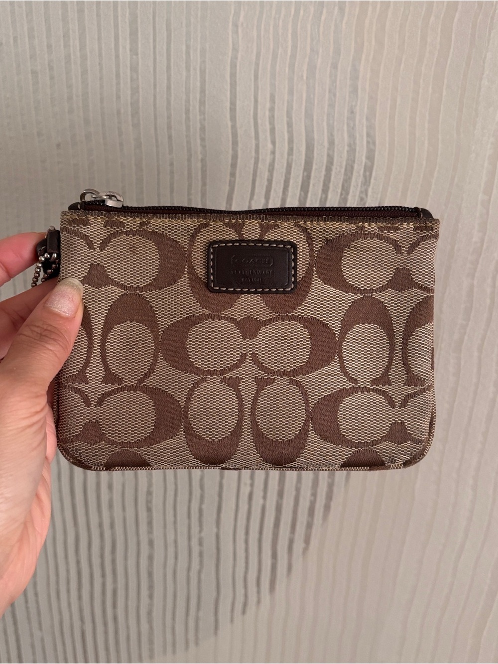 Vintage Y2K coach logo wristlet